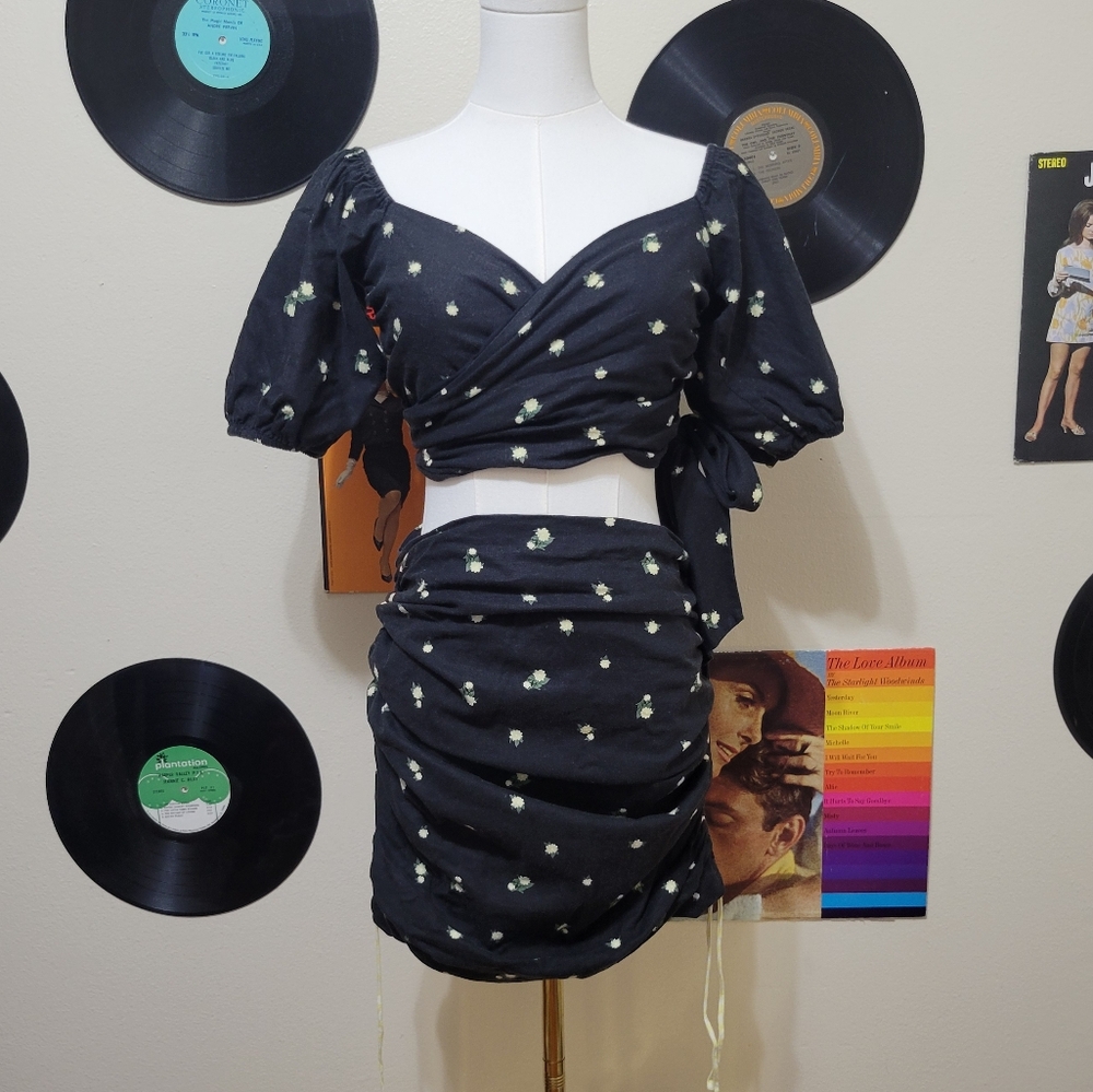 White Fox Boutique | Endless Summer Mini Skirt & Wrap Top